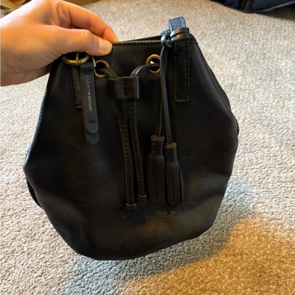 Lucky Brand Handbags - Lucky Brand Black Leather Bag